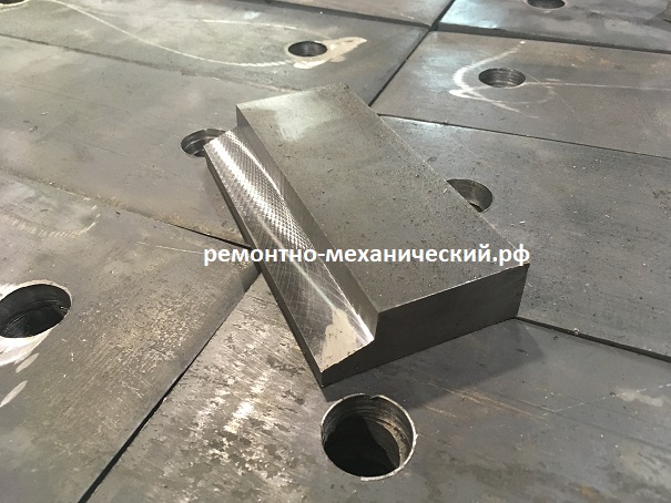 Прижим для крановых рельс