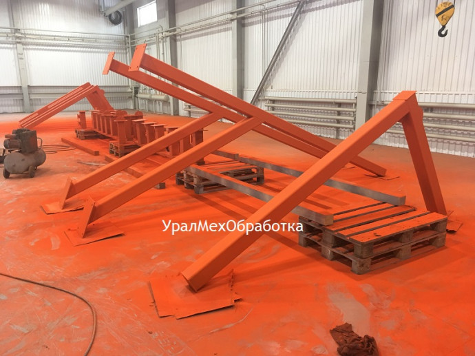 Грунтование металлоконструкции