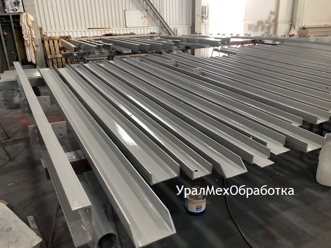 Металлоконструкции окрашенные цинком